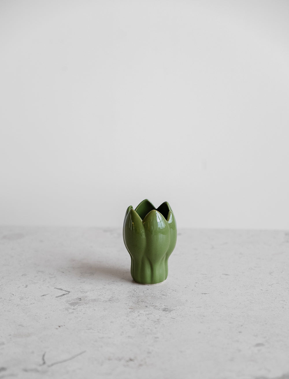 KROKUS VAS, GRÖN - X-small h 8,5 cm