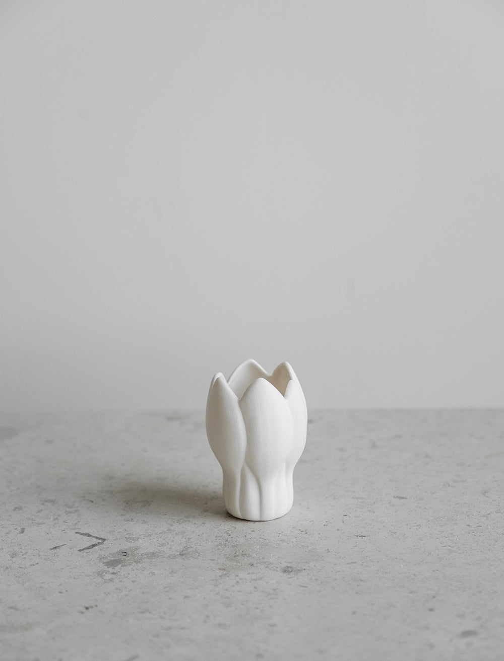 KROKUS VAS, VIT - X-small h 8,5 cm