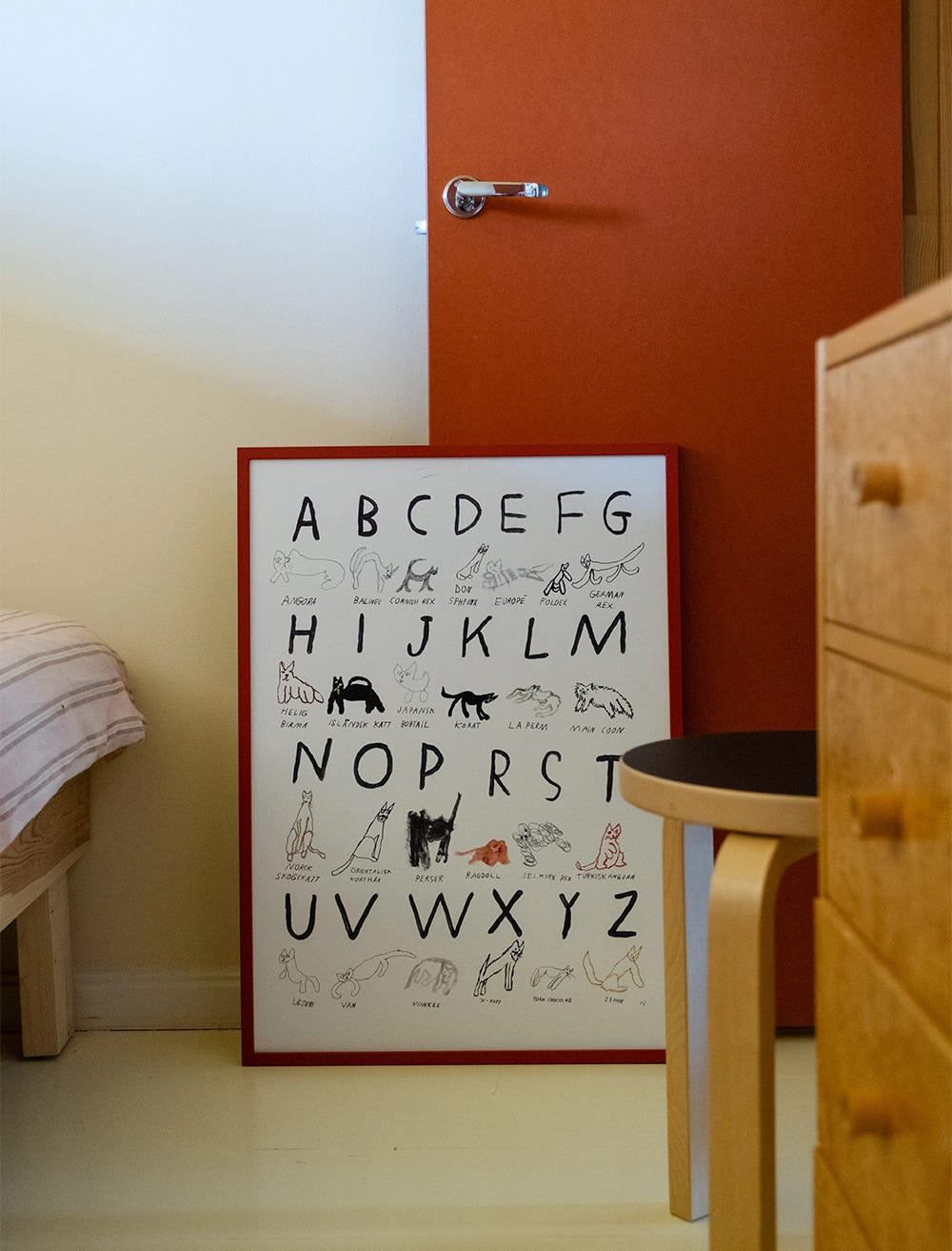ABC CATS POSTER - 50x70 cm