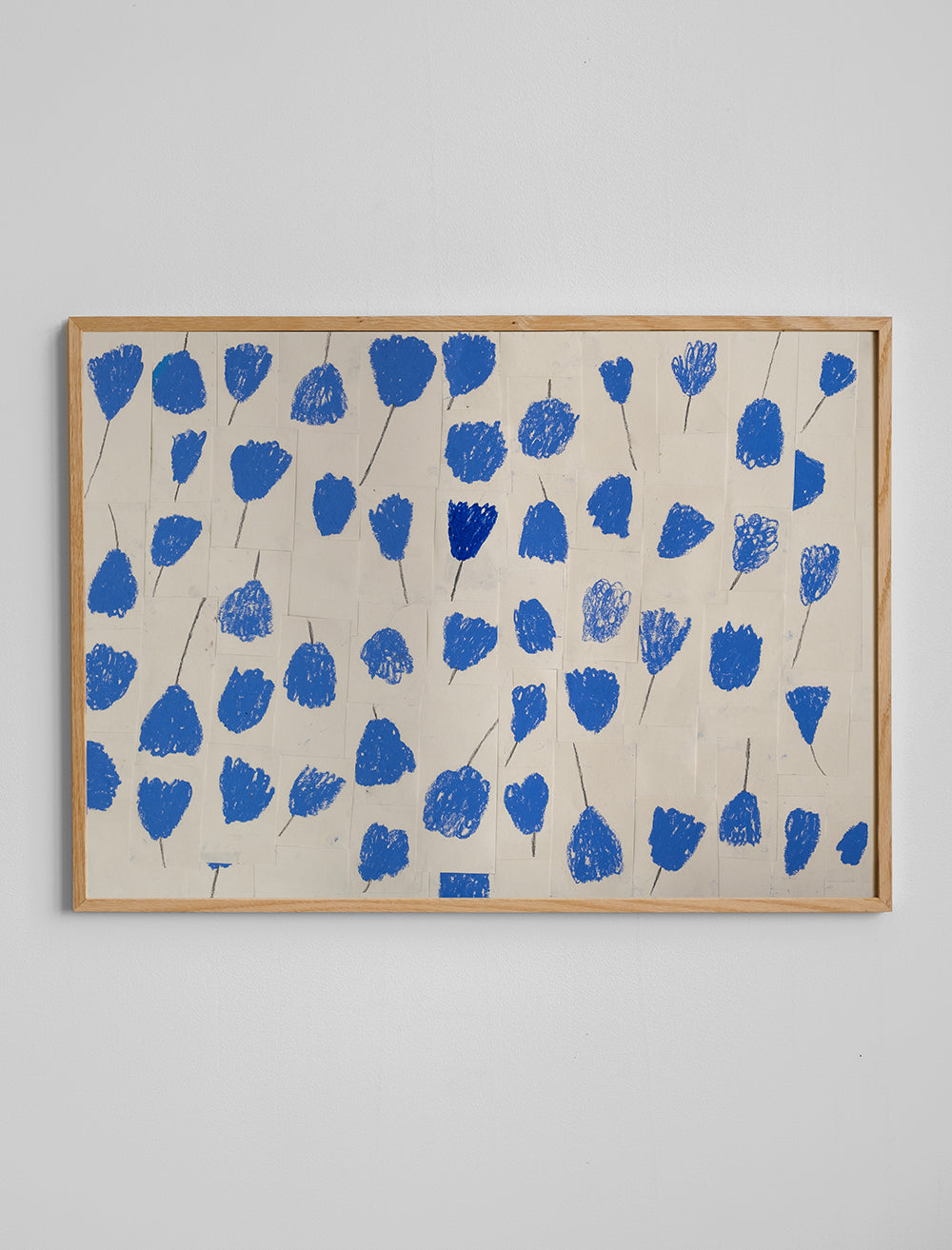 BOUQUET, BLÅ POSTER - 50x70 cm