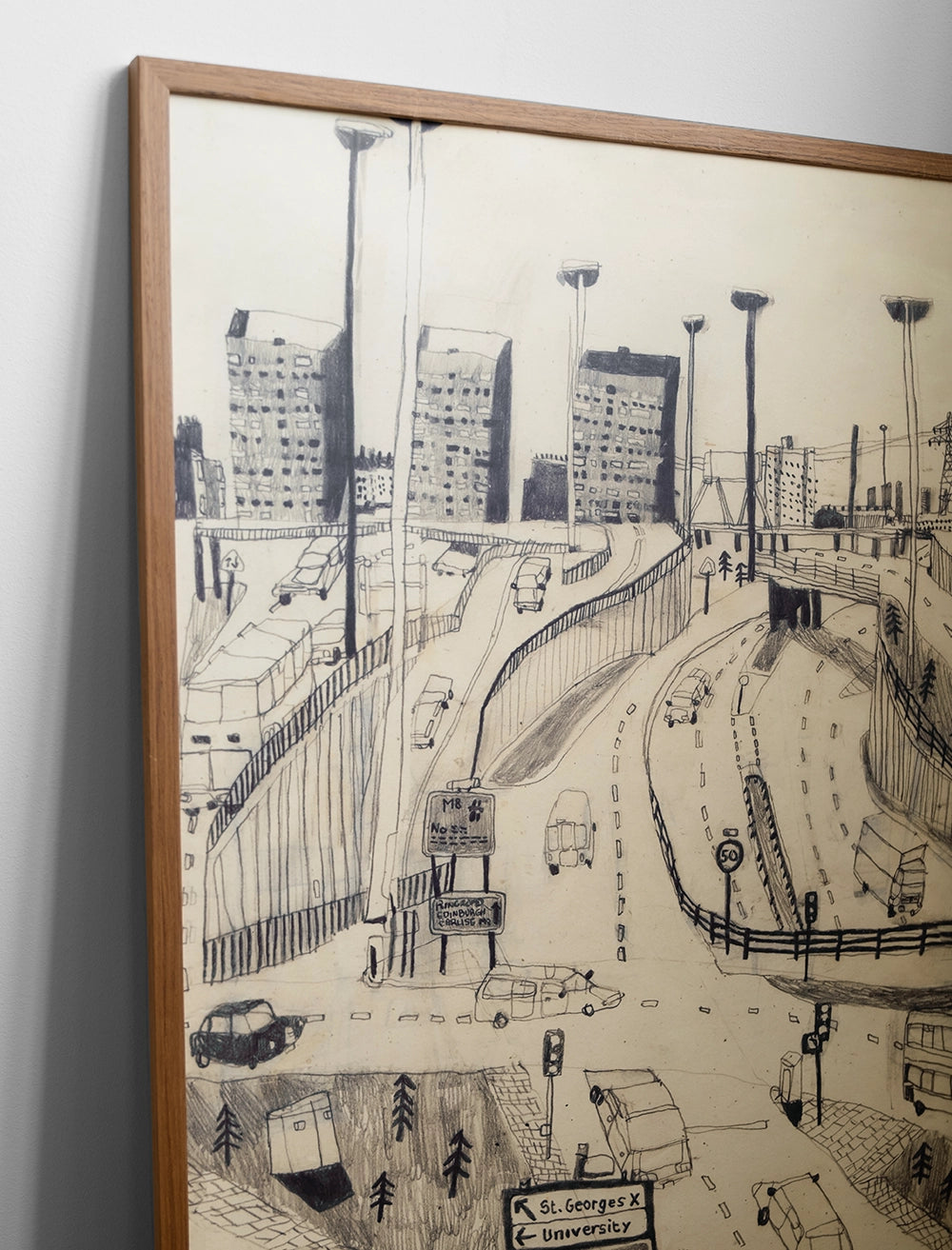 CHARING CROSS POSTER - 50x70 cm