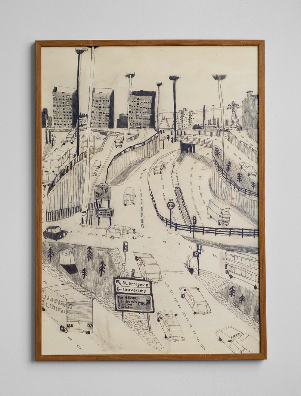 CHARING CROSS POSTER - 50x70 cm