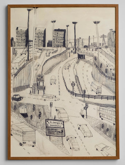 CHARING CROSS POSTER - 70x100 cm