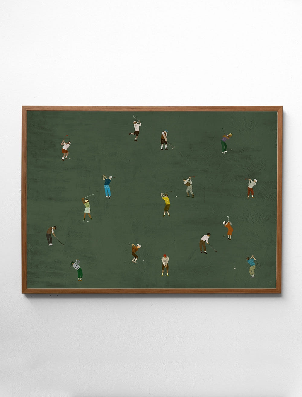 GOLFERS POSTER - 50x70 cm