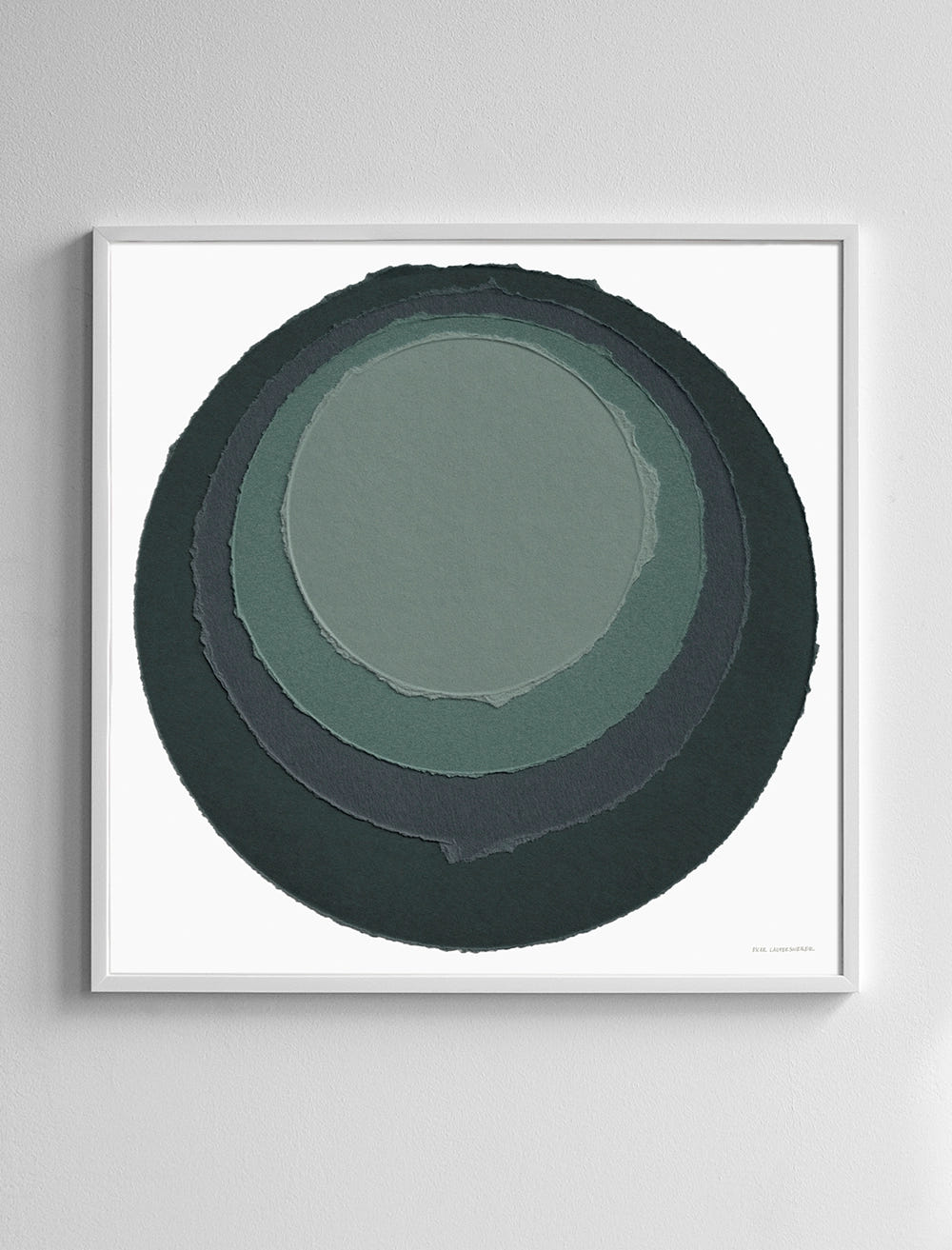 GREEN SPHERE POSTER - 100x100 cm