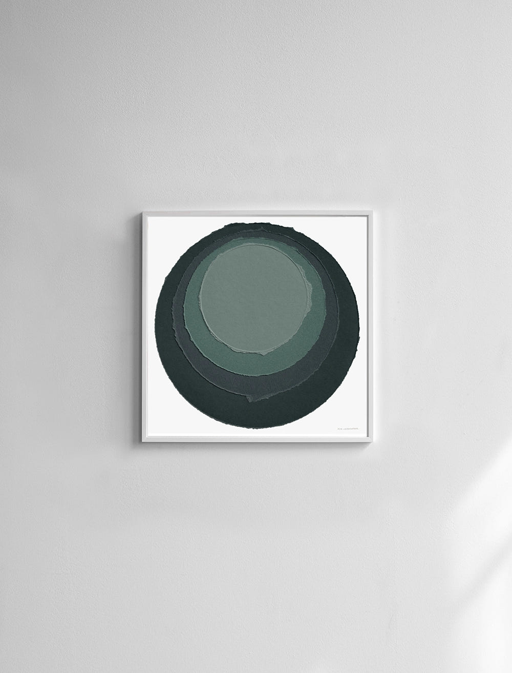 GREEN SPHERE POSTER - 50×50 cm