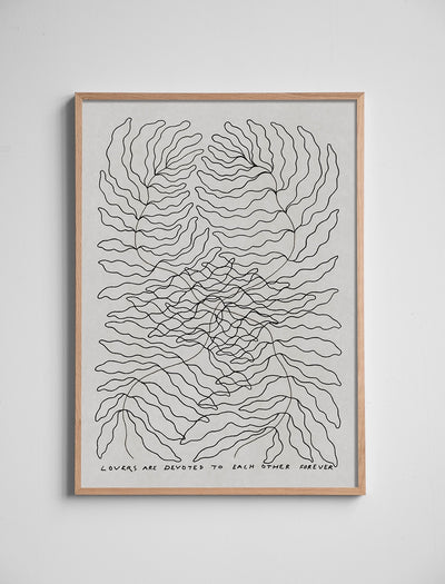 LOVERS POSTER - 50x70 cm