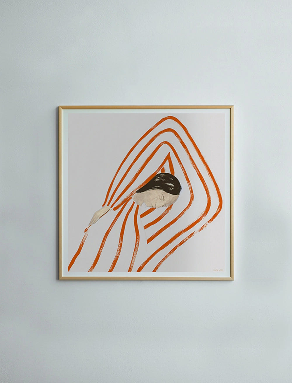 OWN STROKES POSTER - 50x50 cm