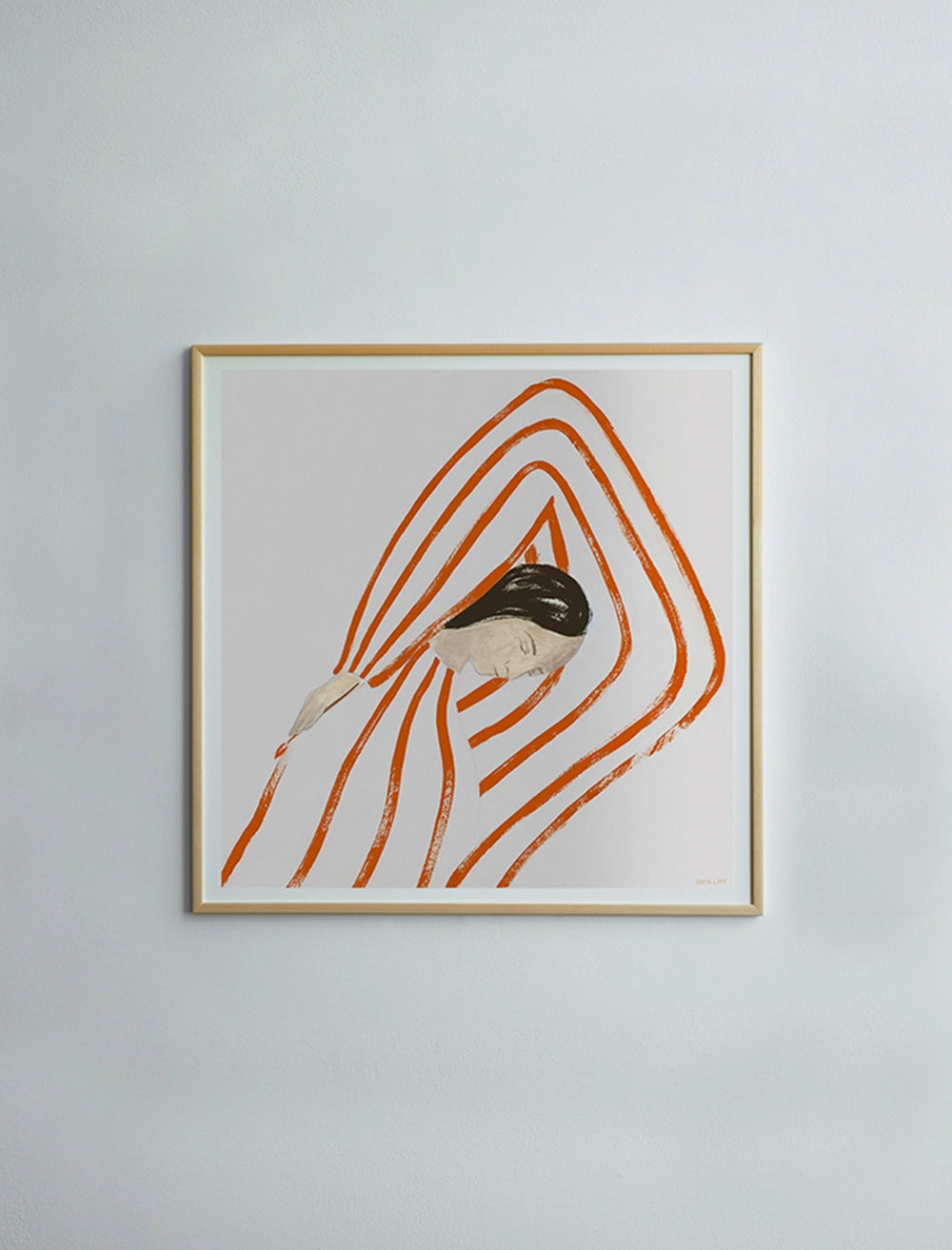 OWN STROKES POSTER - 50x50 cm