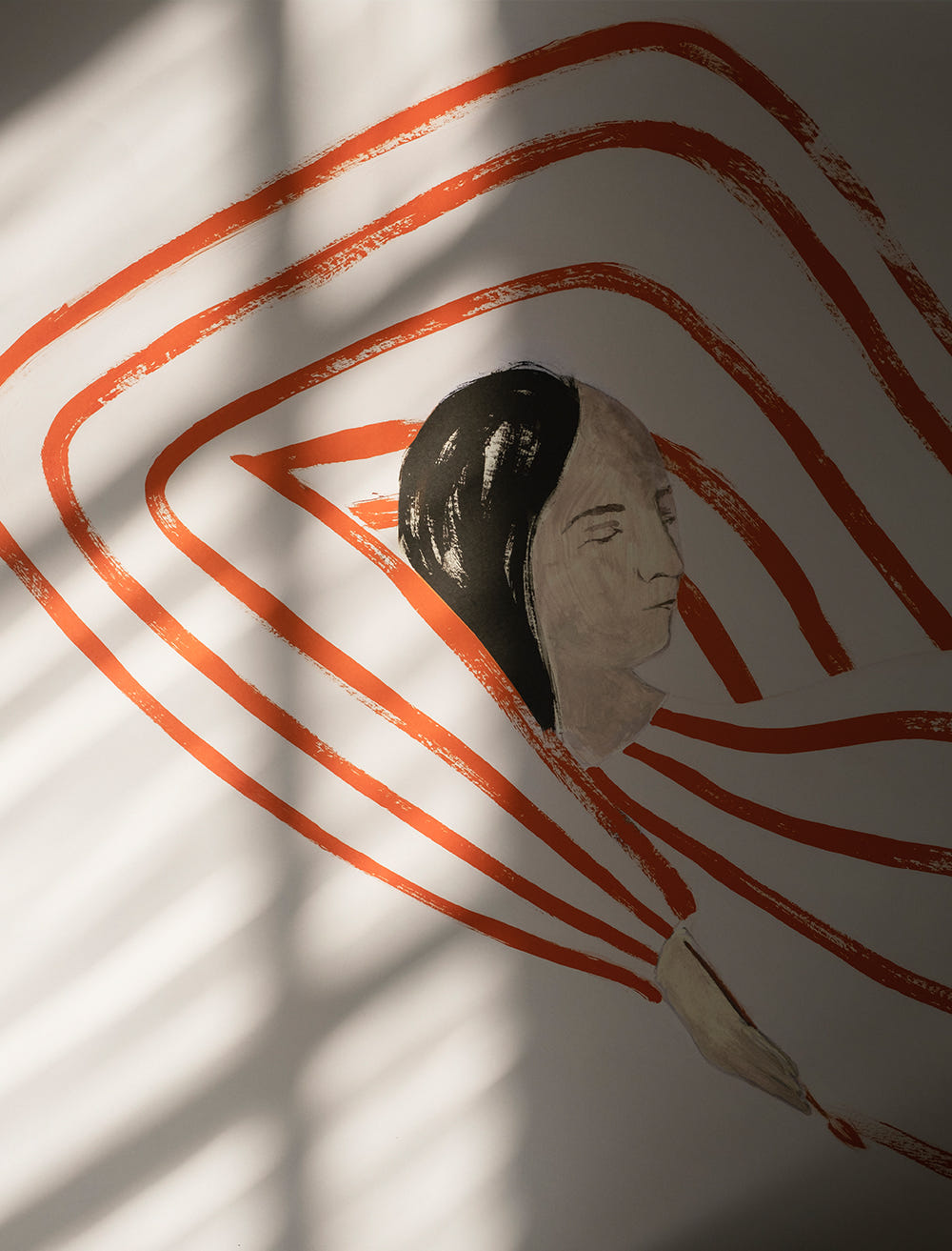 OWN STROKES POSTER - 50x50 cm