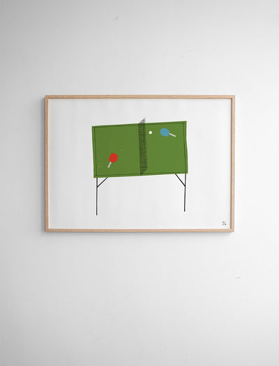 PING PONG POSTER - 50x70 cm