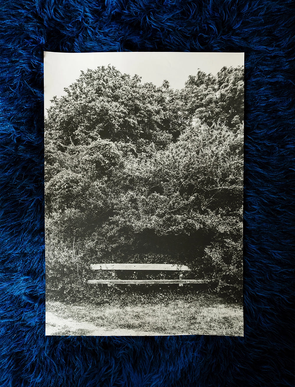 REST POSTER, SCHWARZ/WEISS - 70x100 cm