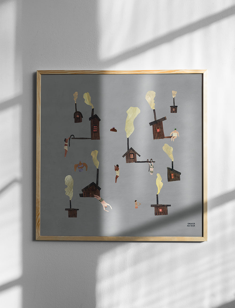 SAUNA POSTER - 50x50 cm