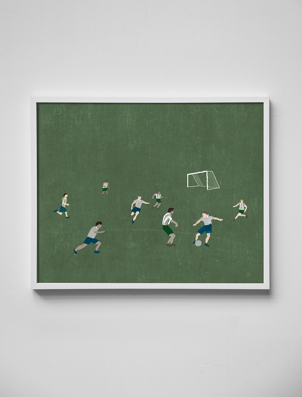 FOTBOLL POSTER, GRÖN - 40x50 cm