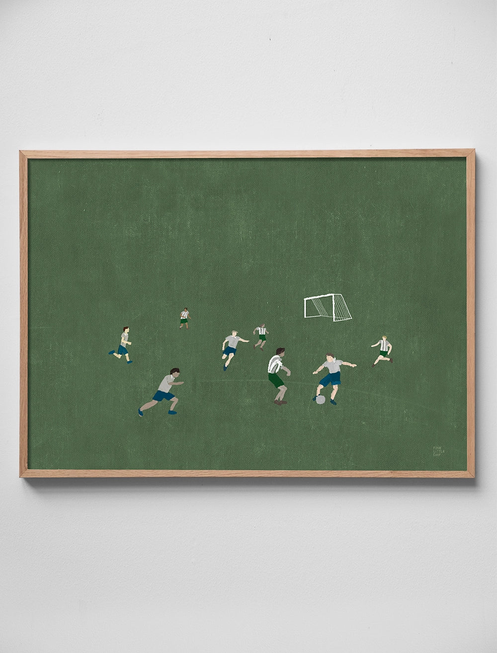 FOTBOLL POSTER, GRÖN - 50x70 cm