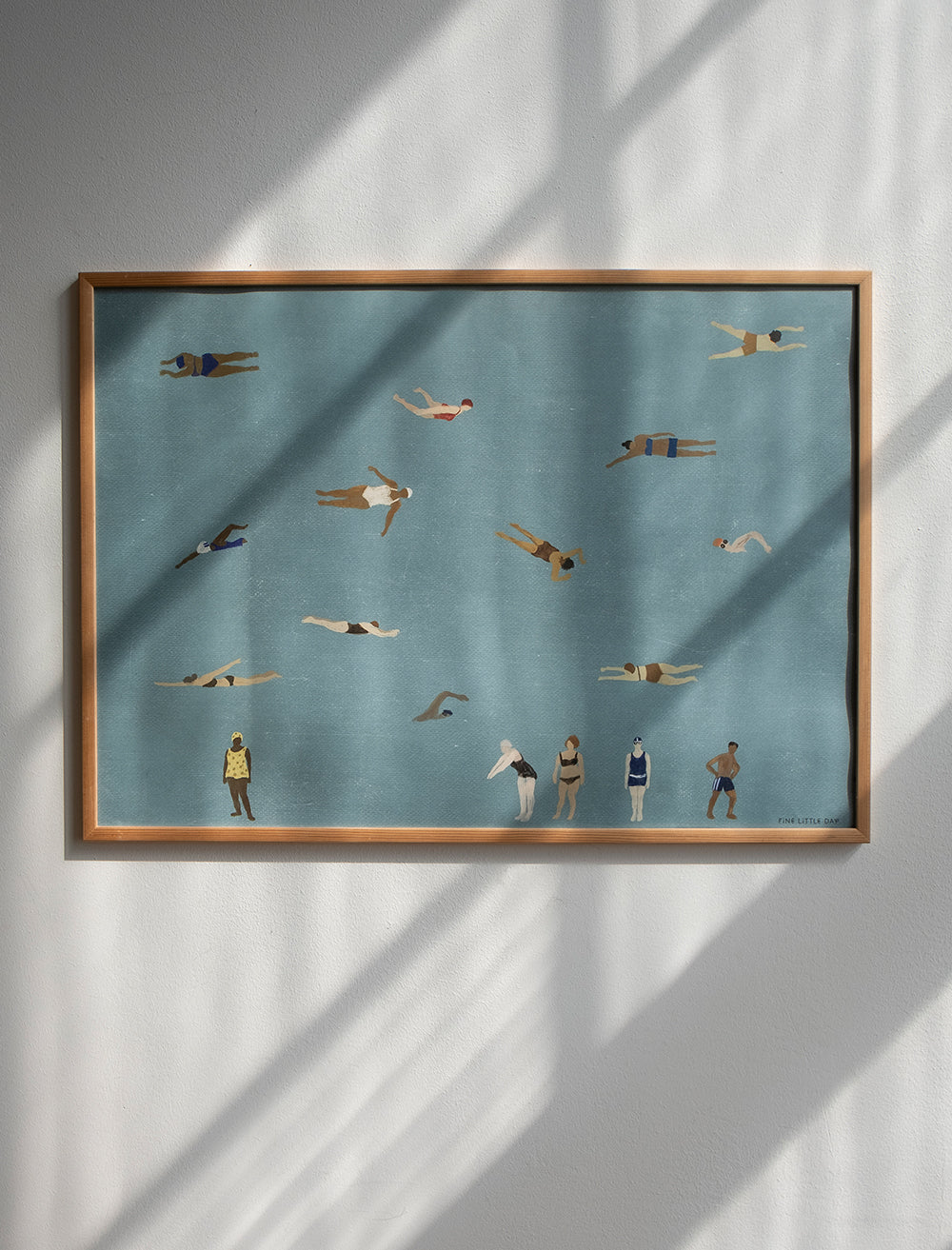 SWIMMERS POSTER - 50x70 cm