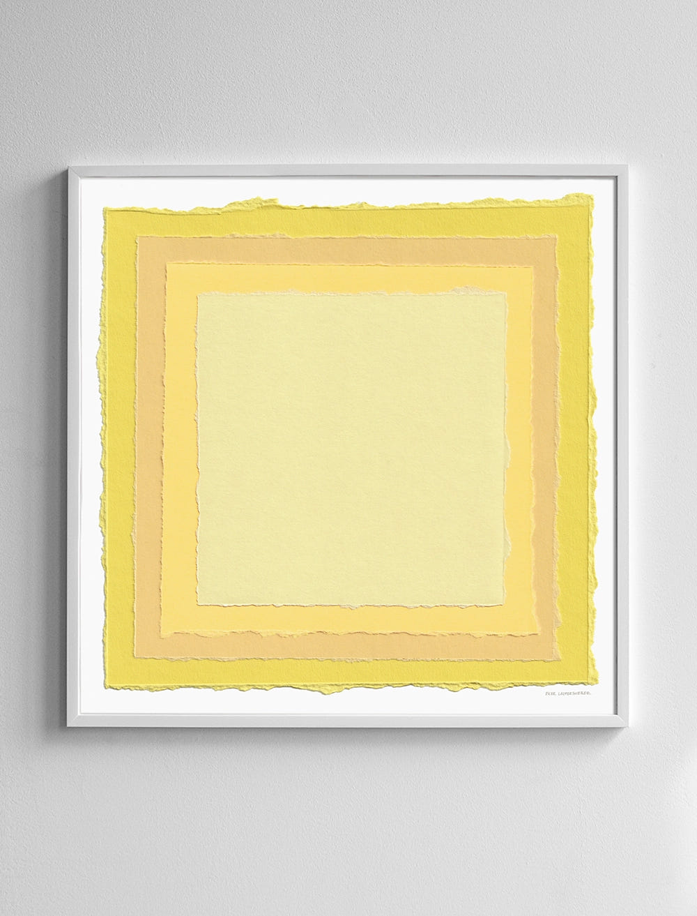 TURNER'S YELLOW POSTER - 100x100 cm