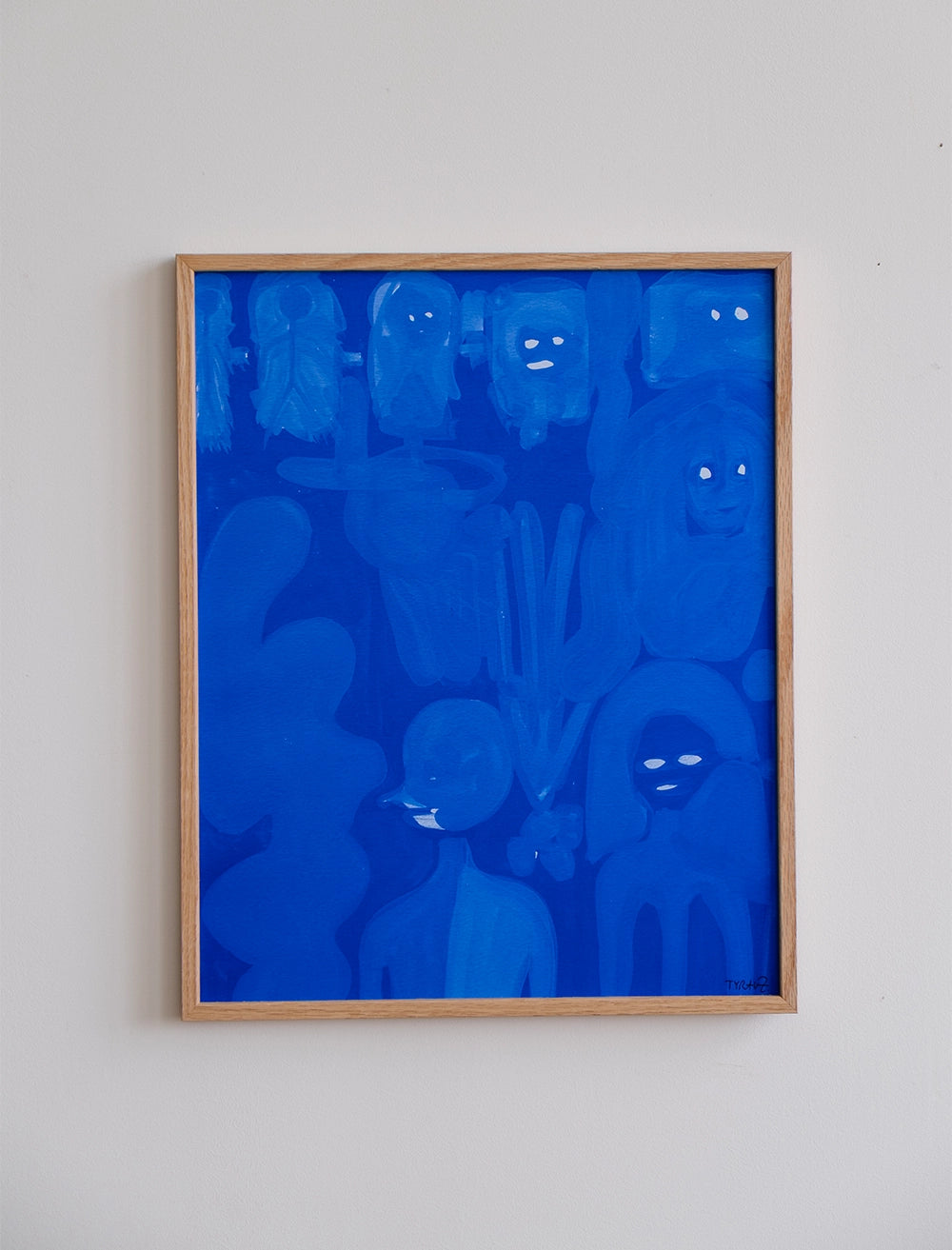 BLUE POSTER - 40x50 cm