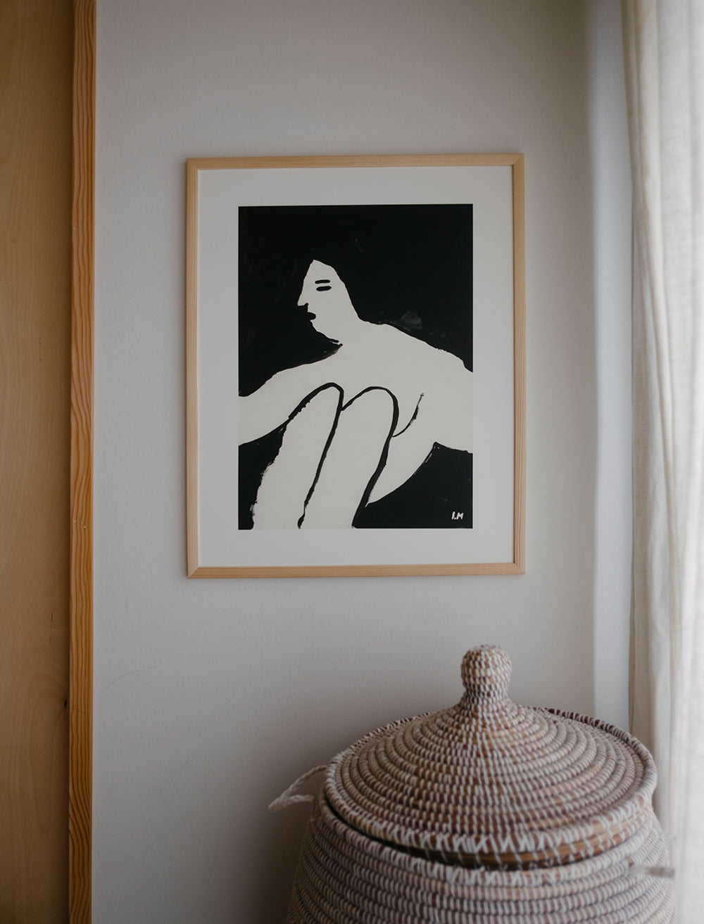 KVINNA POSTER - 40x50 cm