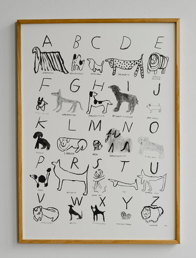 ABC DOGS POSTER - 50x70 cm