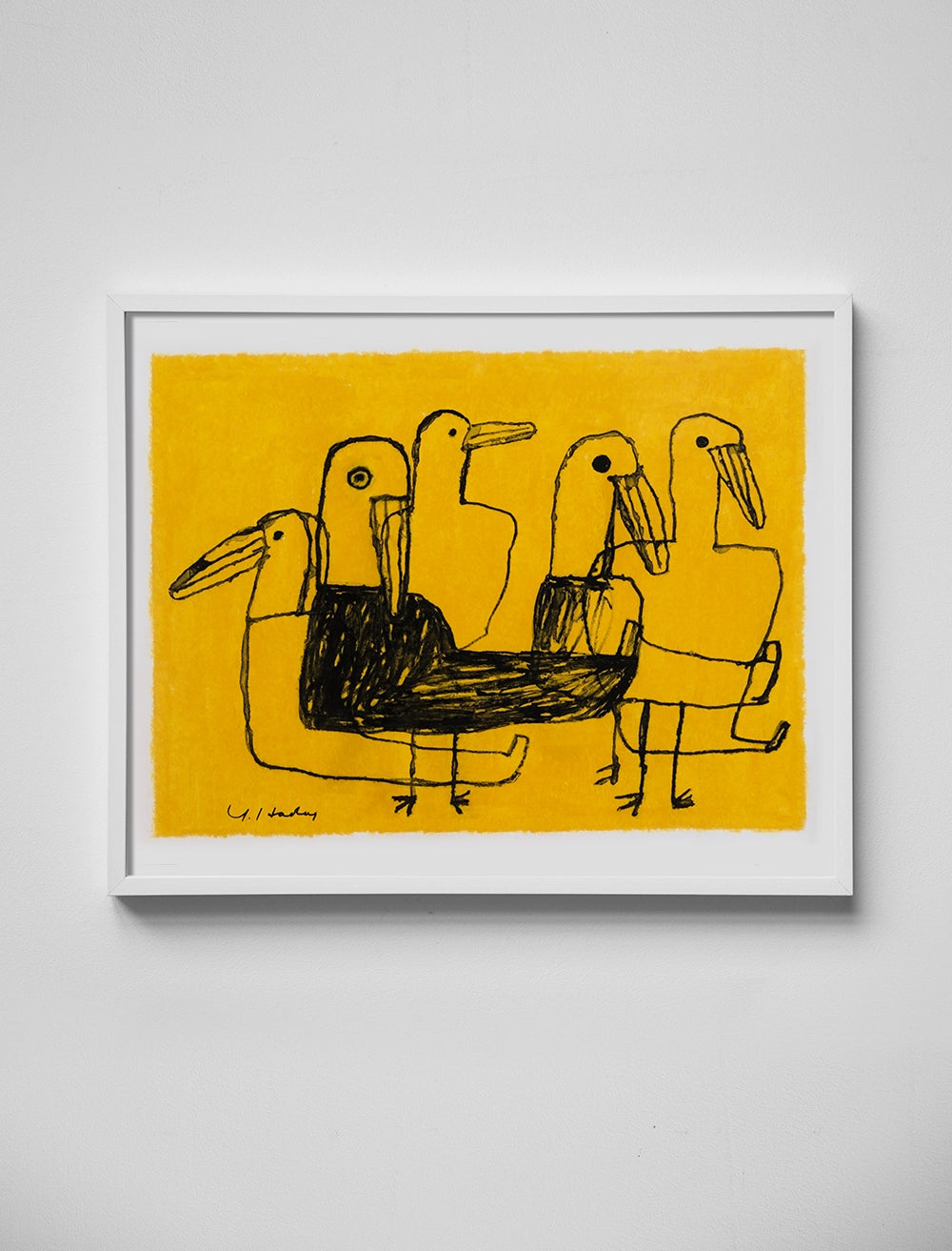 BIRDS POSTER - 40 x 50 cm
