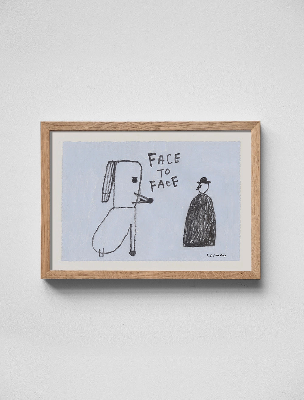 FACE TO FACE POSTER - 21 x 30 cm