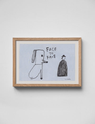 FACE TO FACE POSTER - 21 x 30 cm