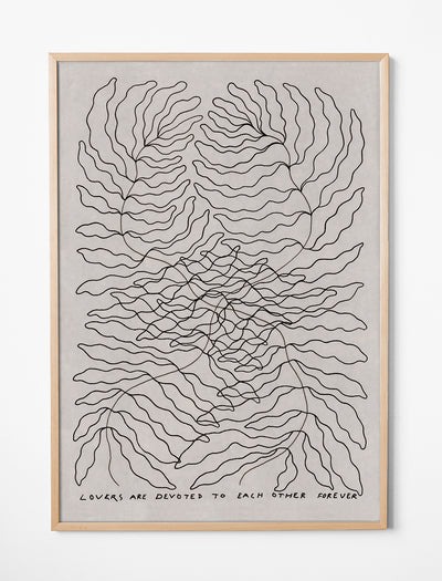 LOVERS POSTER  - 70x100 cm