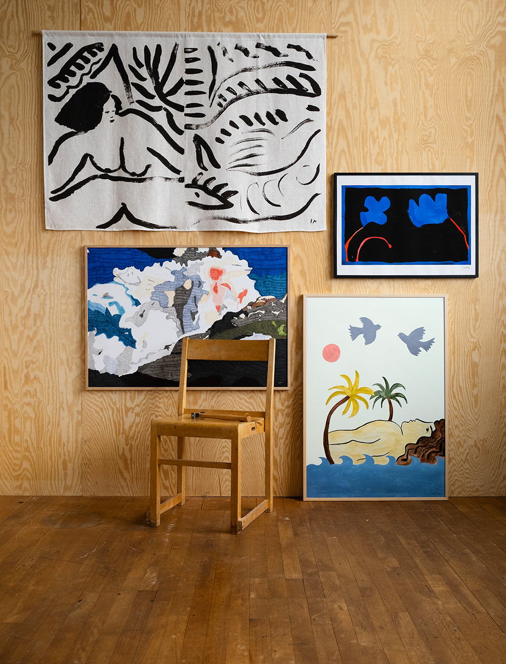 WOMAN BY THE SEA POSTER - 70x100 cm