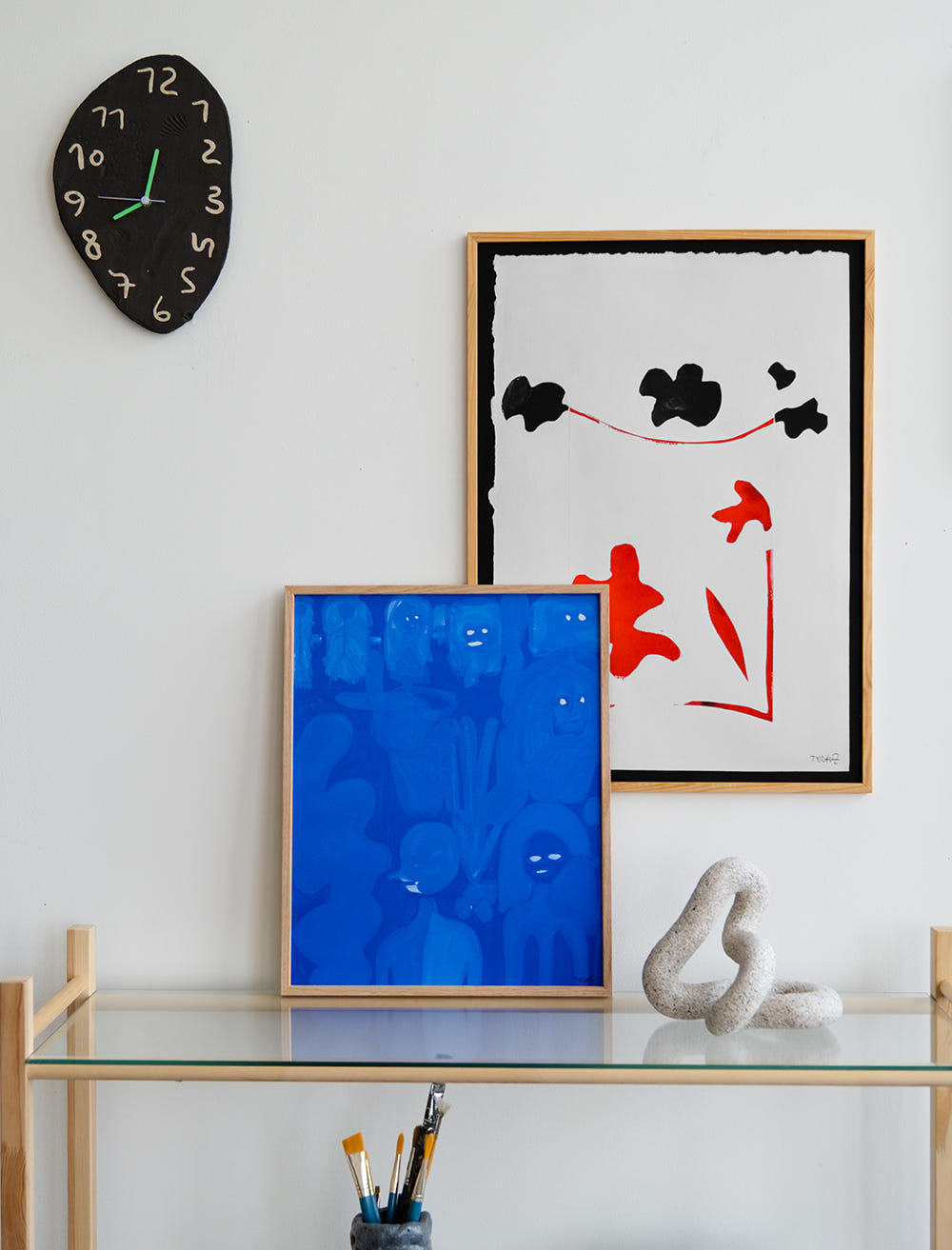 BLUE POSTER - 40×50 cm