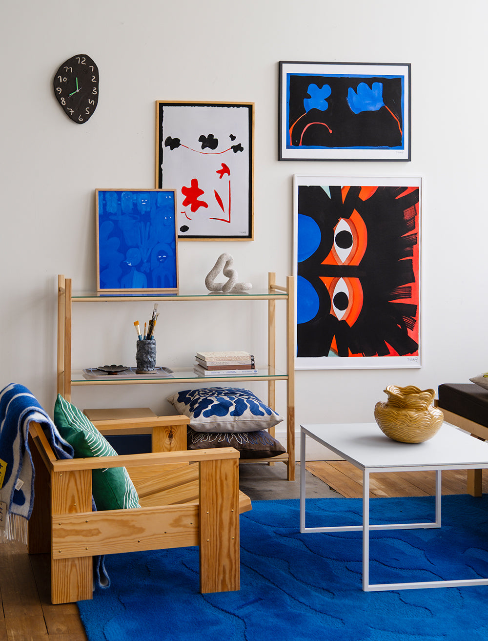 BLUE POSTER - 40×50 cm