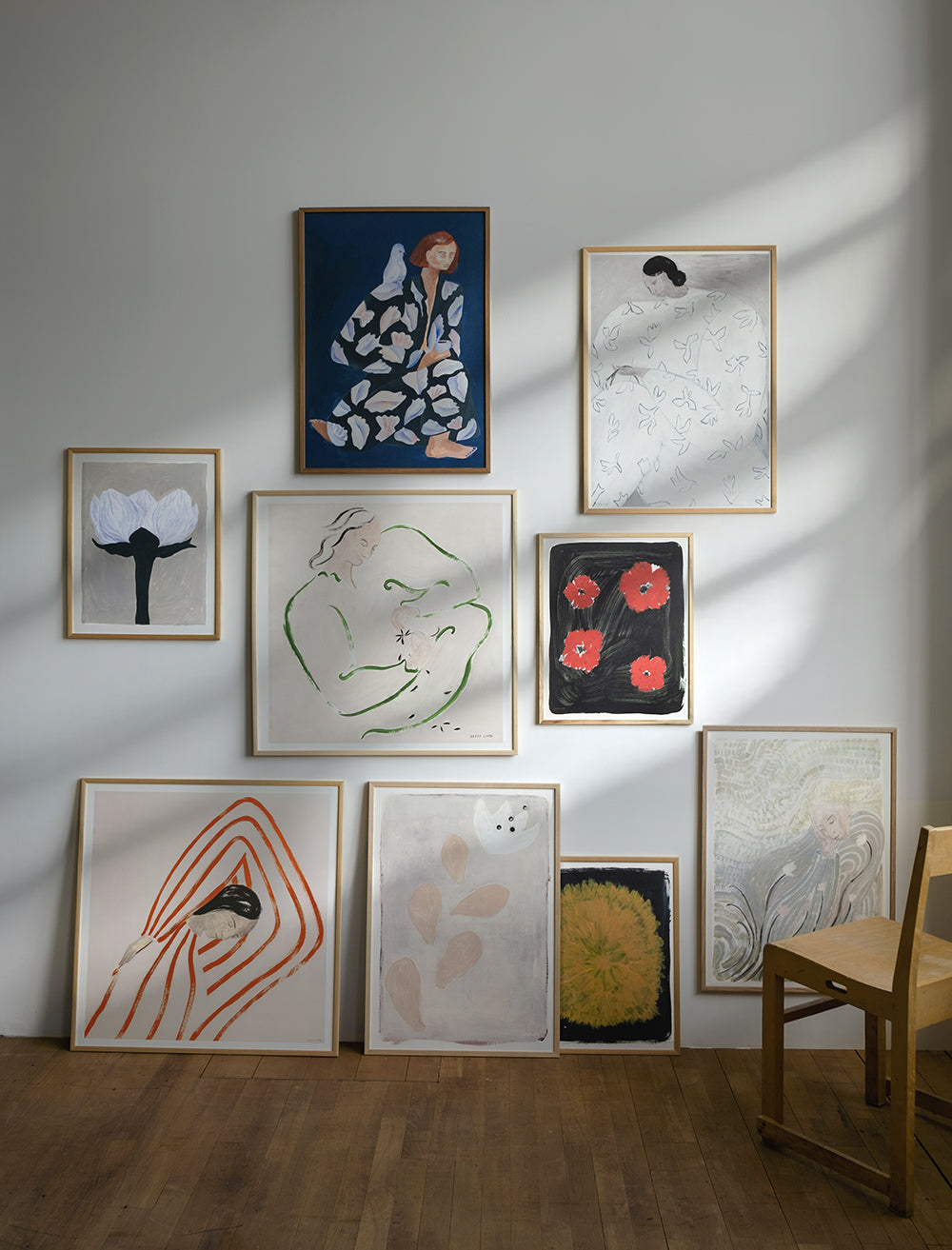 OWN STROKES POSTER - 70x70 cm