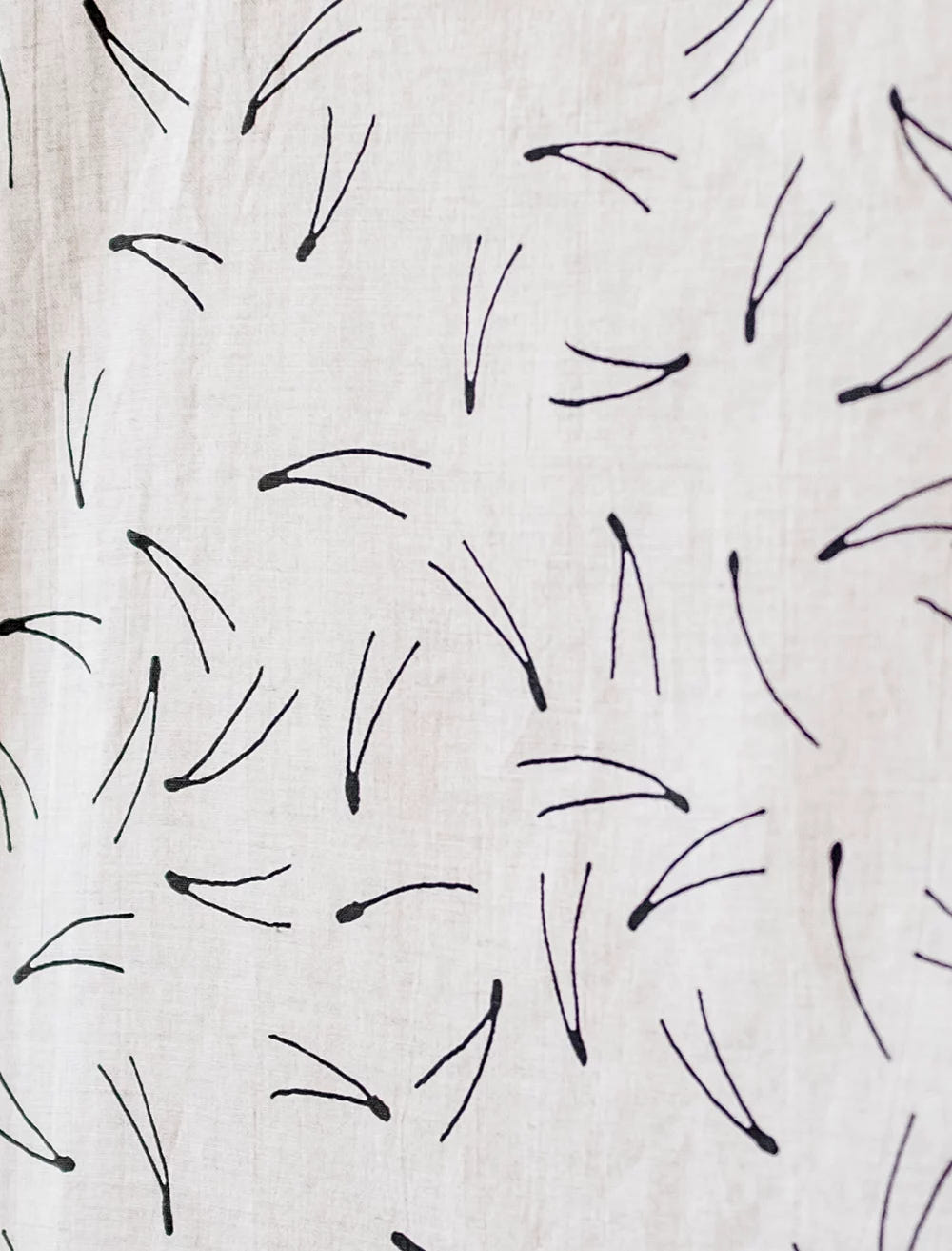 BARR FABRIC SAMPLE, NATURE/BLACK