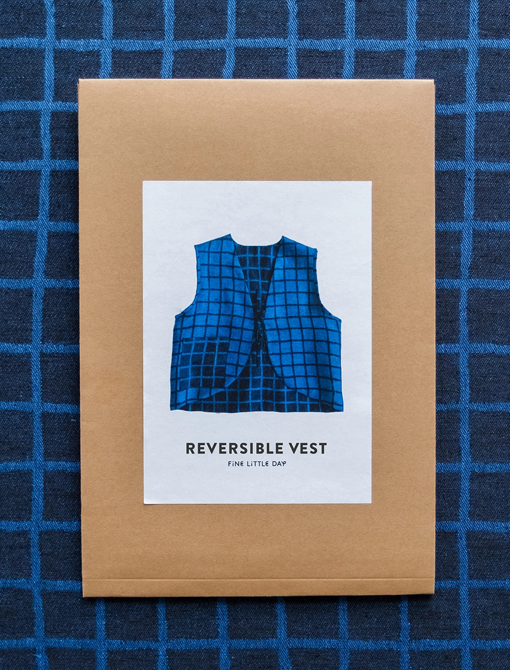 FLD REVERSIBLE VEST SEWING PATTERN, ENGLISH