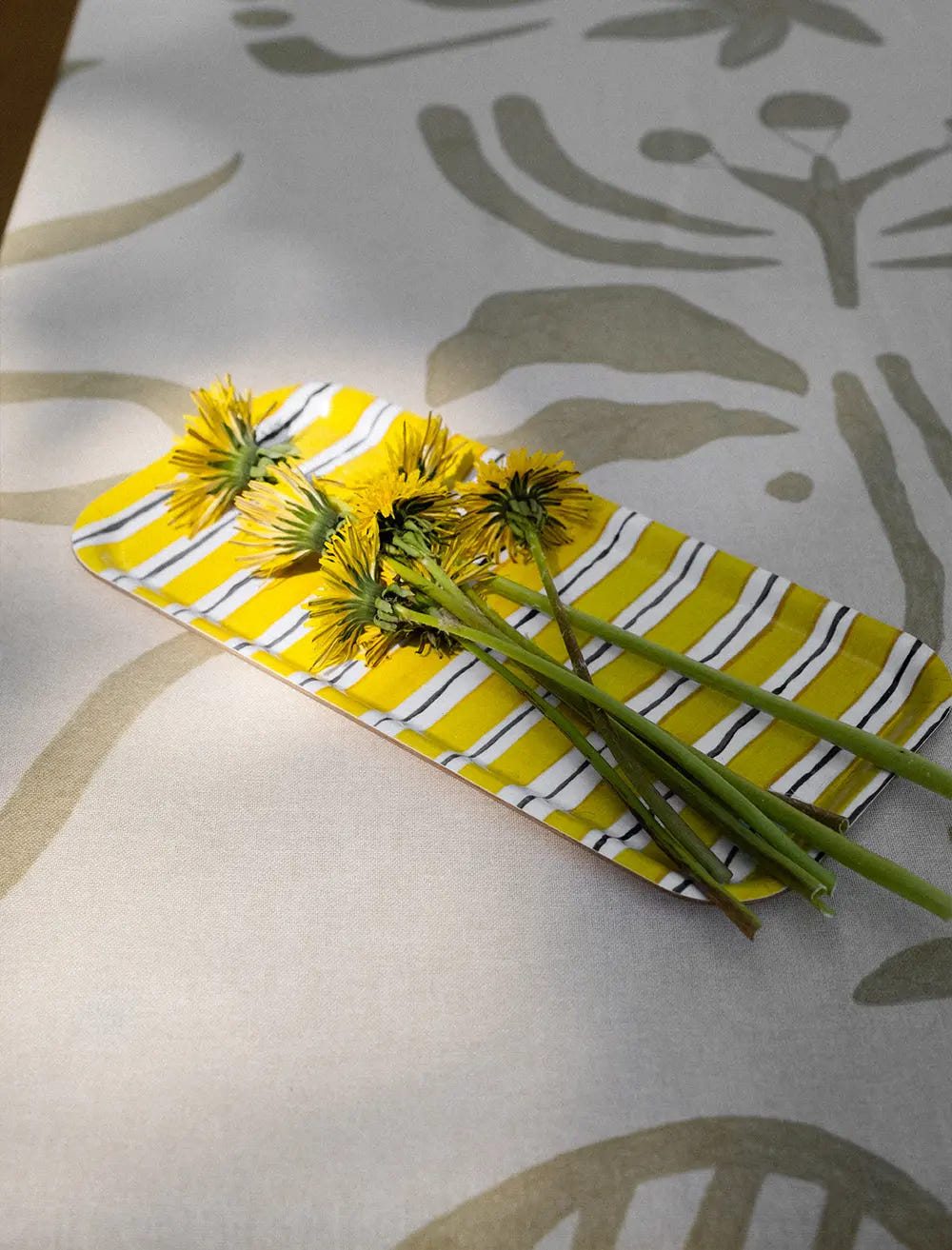 FOLKDRÄKTER MINI TRAY, YELLOW/BLACK
