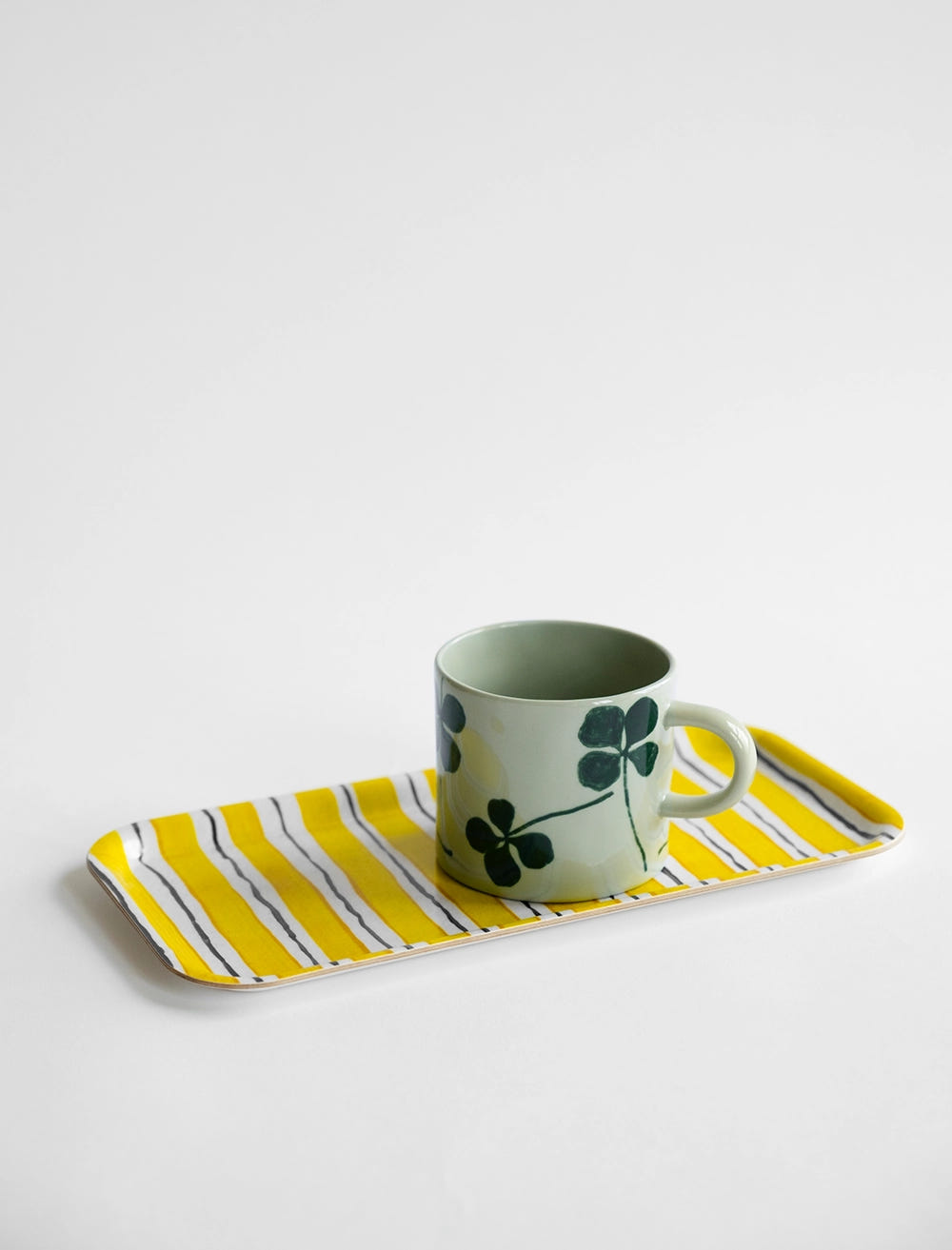 FOLKDRÄKTER BRICKA MINI, GUL/SVART