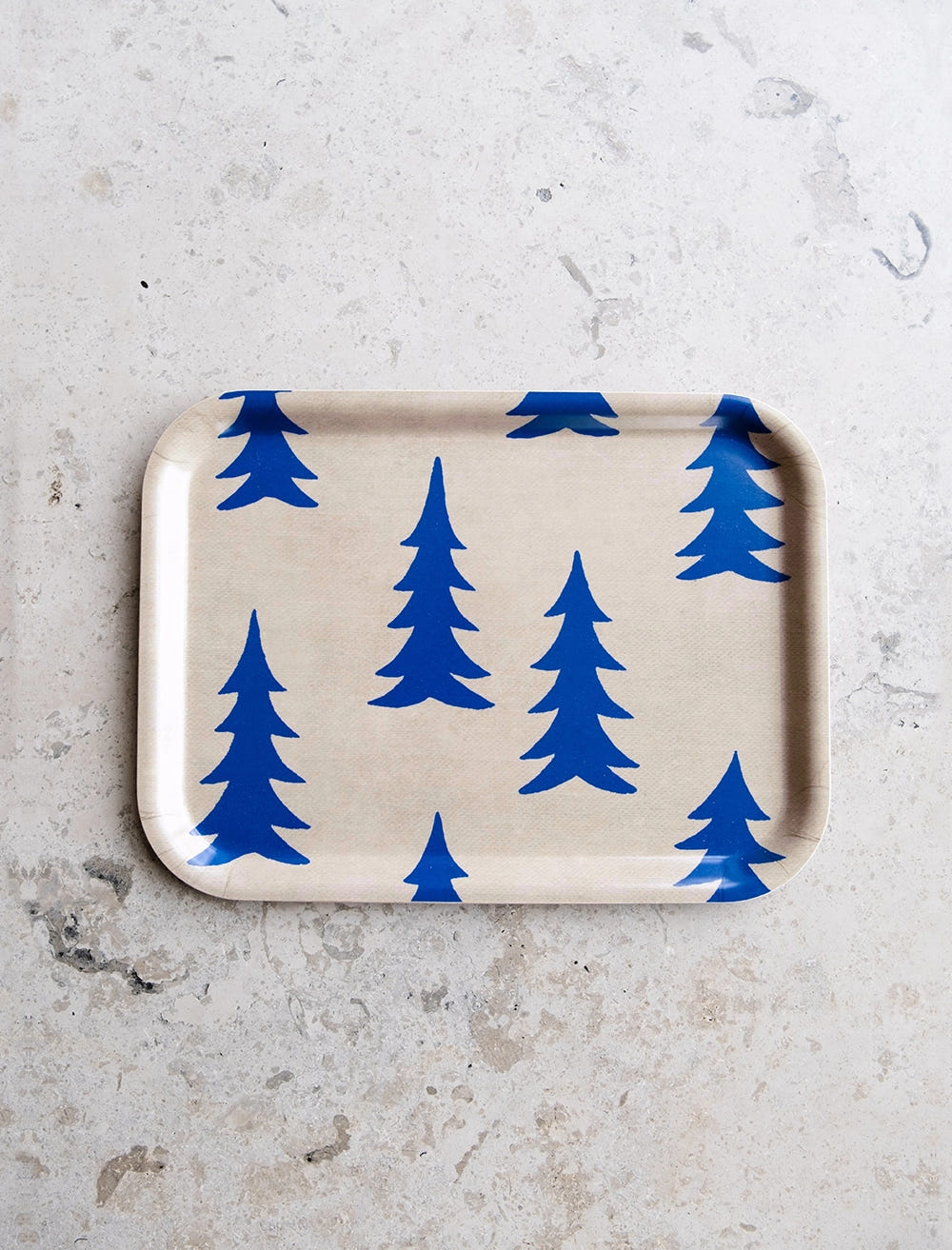 GRAN TABLETT KLEINE, NATUR/BLAU