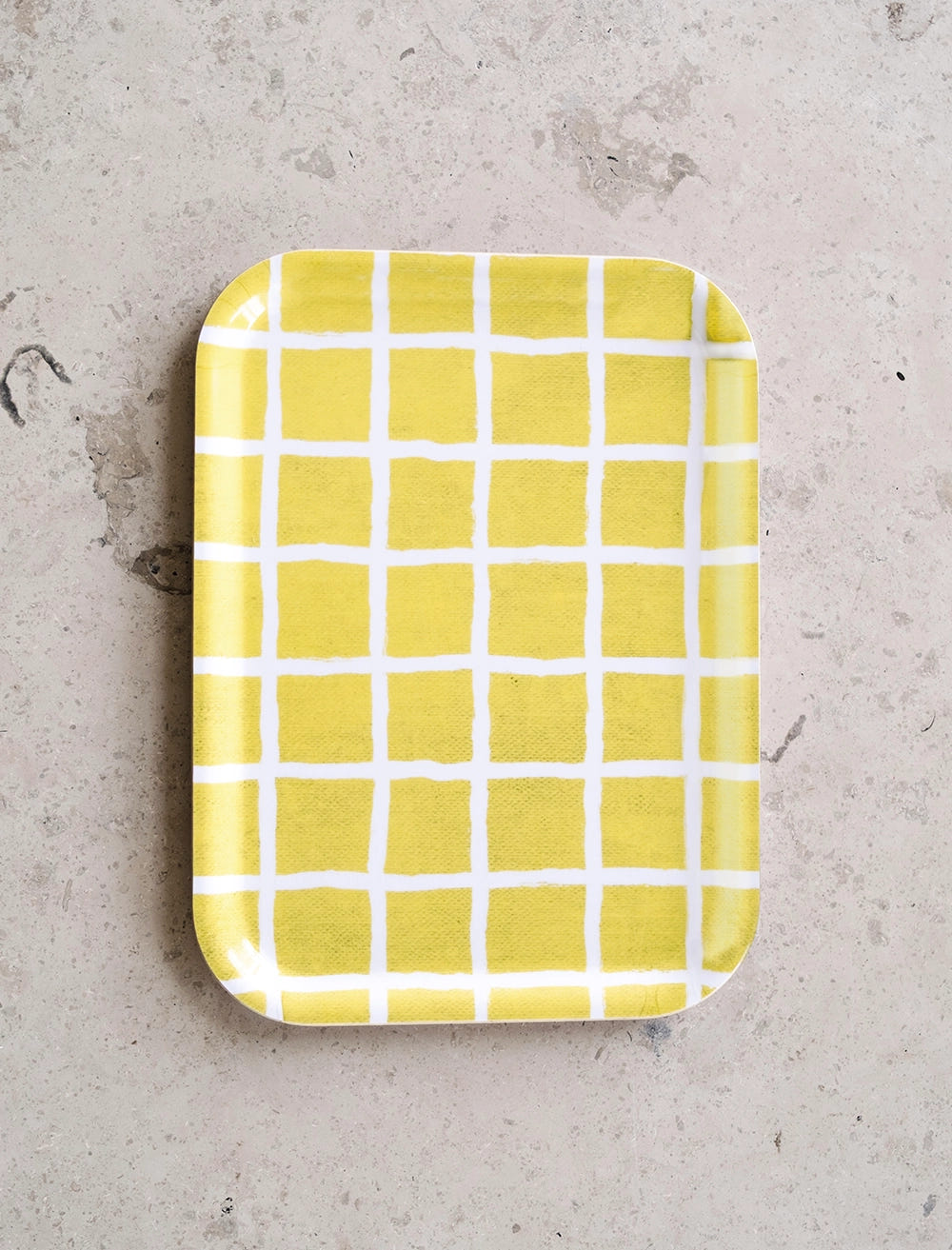 RUTIG SMALL TRAY, YELLOW