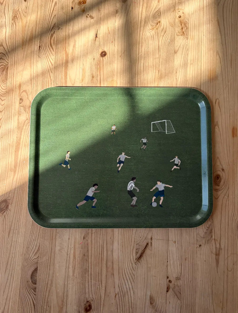 SOCCER LARGE TRAY, GREEN