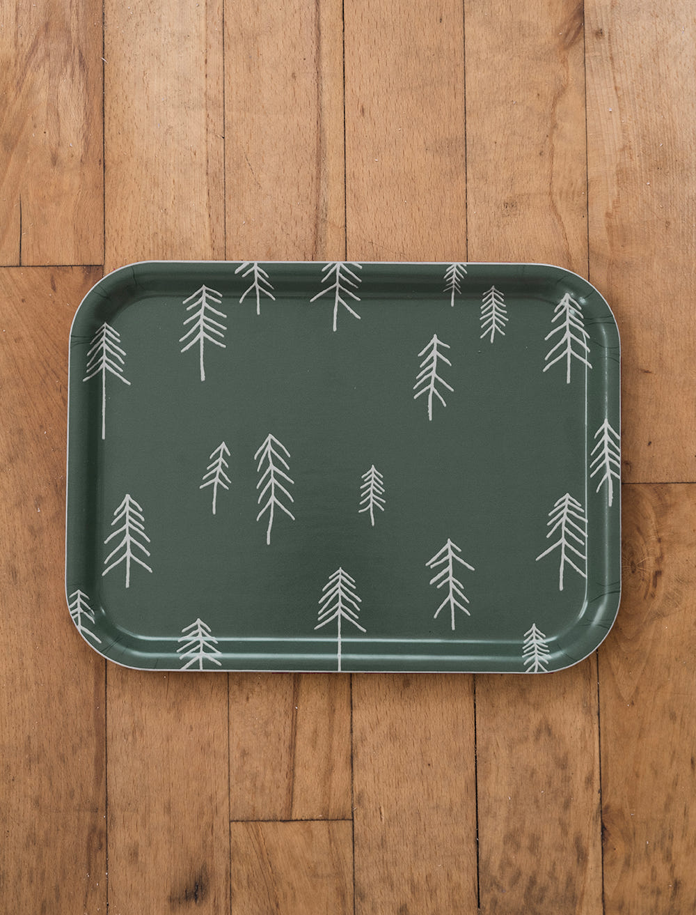 TALL SMALL TRAY, GREEN/NUDE