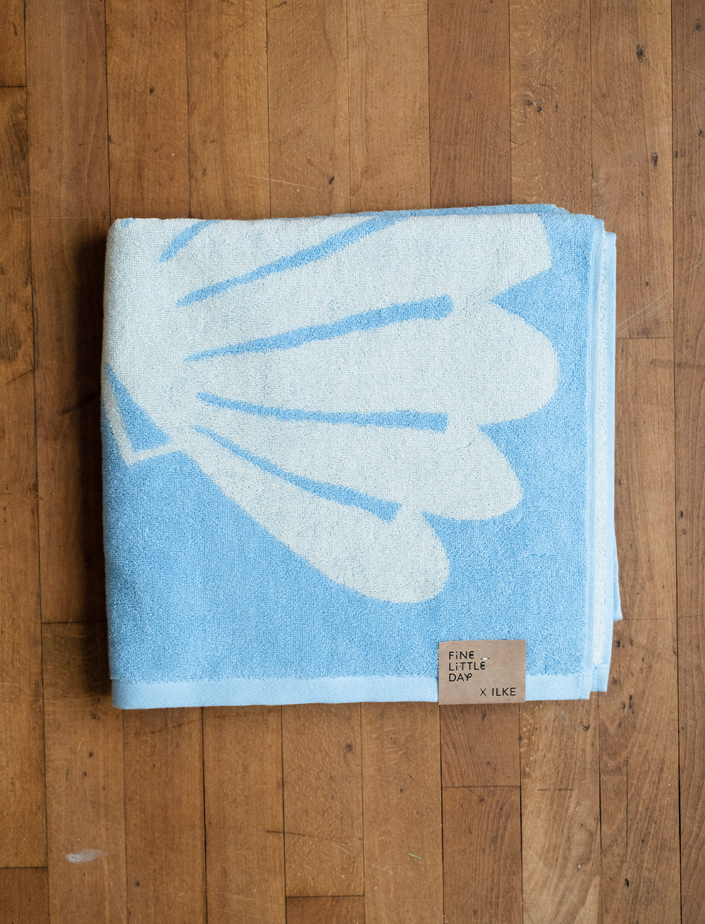 SNÄCKA TERRY TOWEL, AQUA  - 140x70 cm