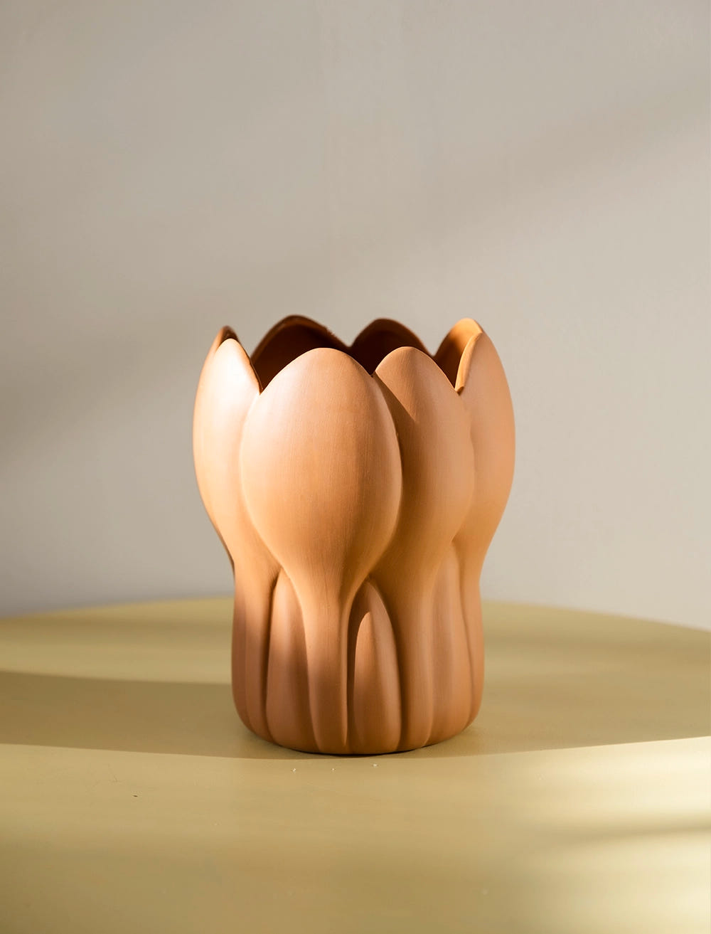 KROKUS VAS, TERRAKOTTA - Stor h 19,5 cm