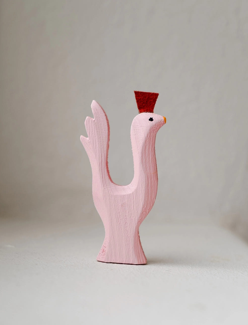 WOODEN ROOSTER, PINK