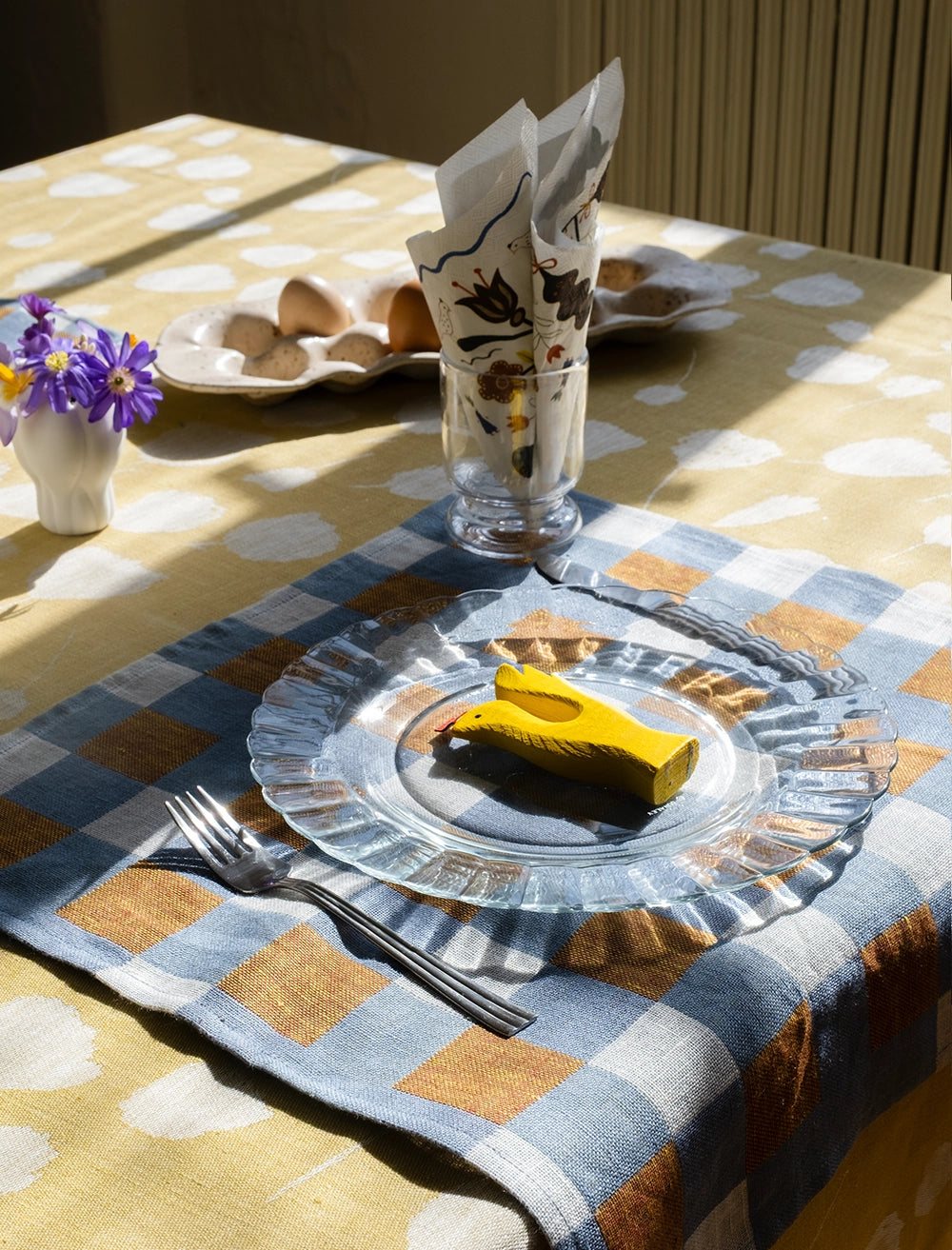 WOODEN ROOSTER, YELLOW