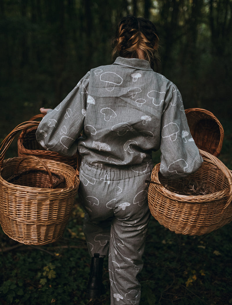 MUSHROOM FABRIC BY THE METRE