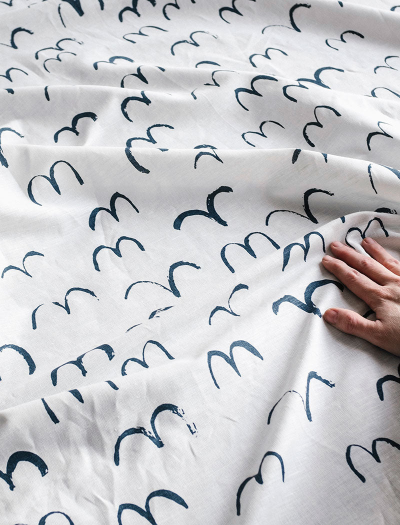 BIRD TEXTIL METERVARA, MIDNATTSBLÅ