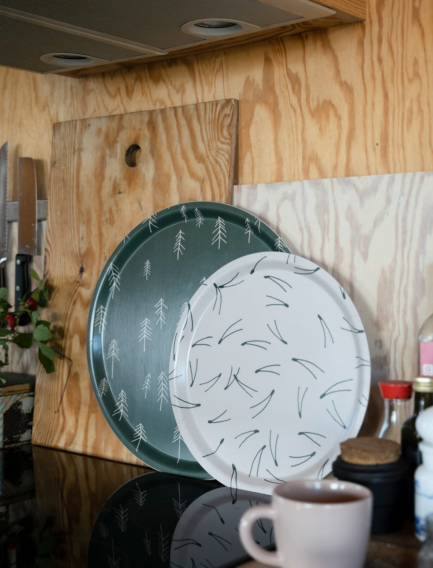 TALL BRICKA, GRÖN/NUDE