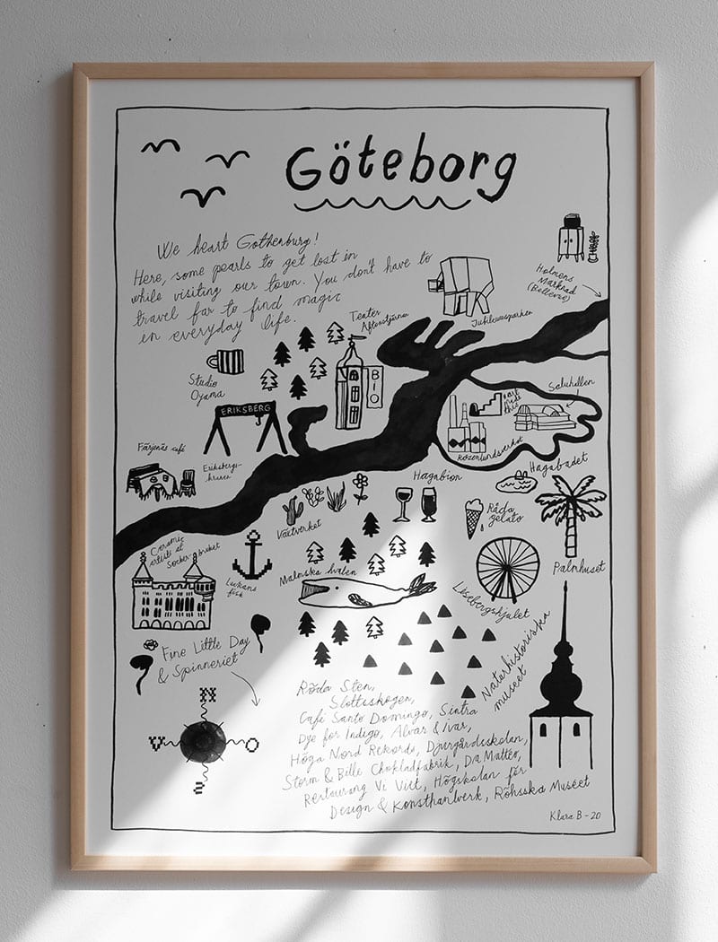 GOTHENBURG POSTER - 50x70 cm