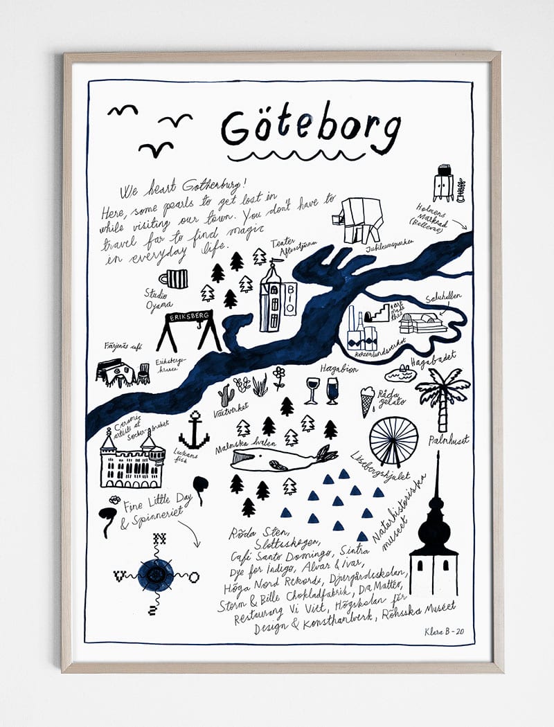 GOTHENBURG POSTER - 50x70 cm
