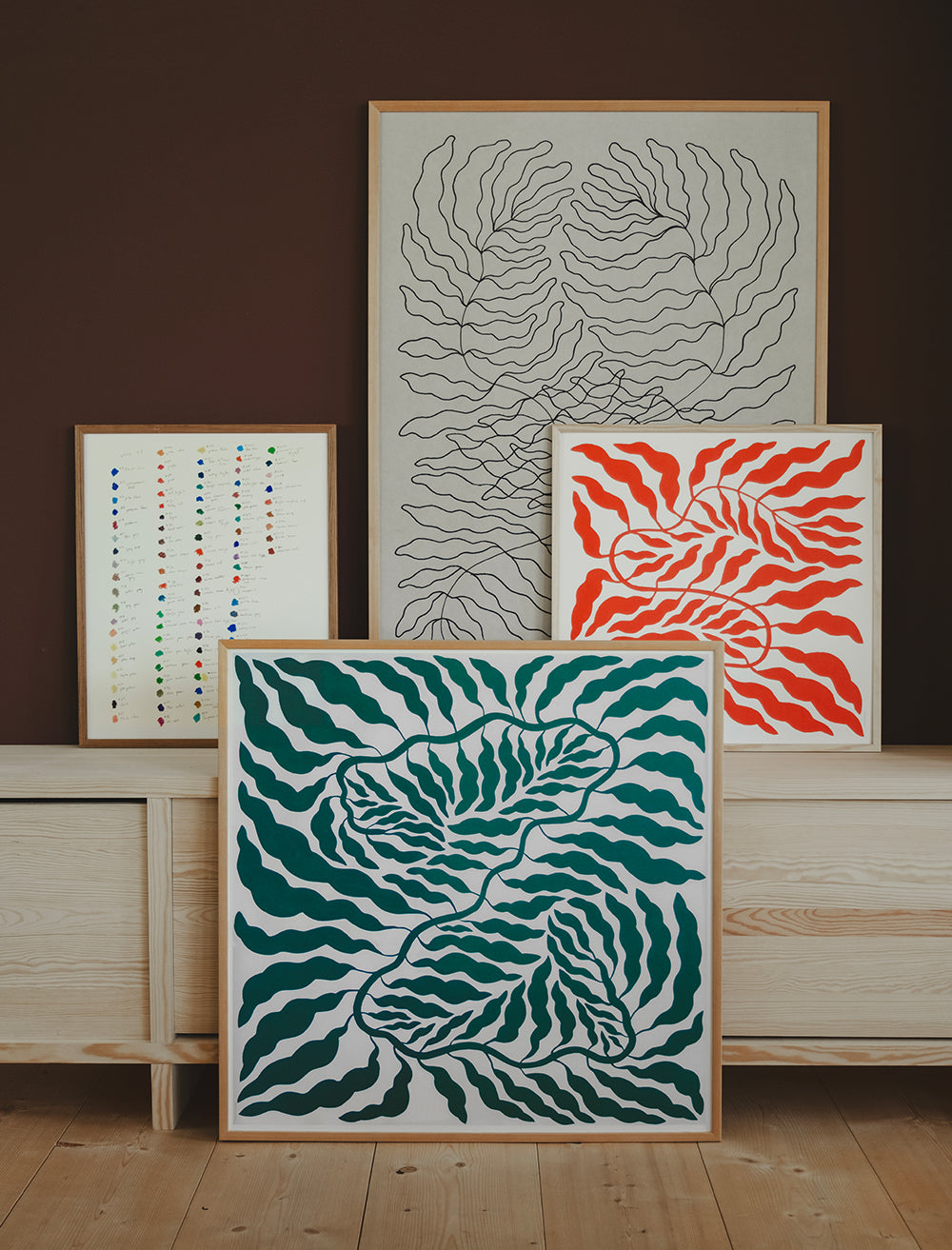 GREEN POSTER - 70×70 cm